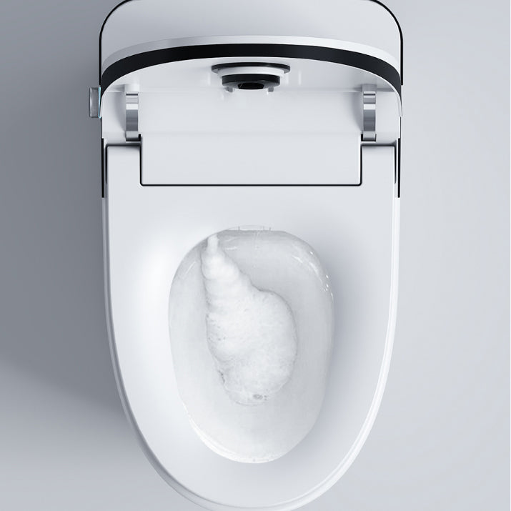 Contemporary Ceramic Elongated Heated Seat Floor Mount Bidet Clearhalo 'Bathroom Remodel & Bathroom Fixtures' 'Bidets' 'Home Improvement' 'home_improvement' 'home_improvement_bidets' 'Toilets & Bidets' 6927595