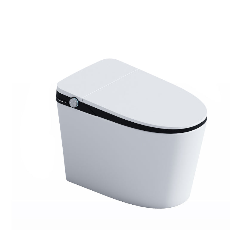 Contemporary Ceramic Elongated Heated Seat Floor Mount Bidet Clearhalo 'Bathroom Remodel & Bathroom Fixtures' 'Bidets' 'Home Improvement' 'home_improvement' 'home_improvement_bidets' 'Toilets & Bidets' 6927598