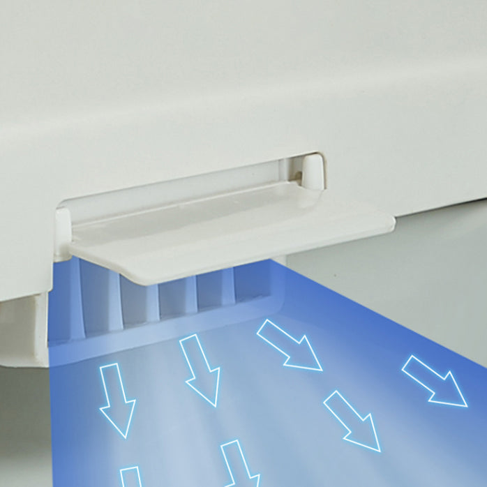 Contemporary Ceramic White Elongated Heated Seat Floor Mount Bidet Clearhalo 'Bathroom Remodel & Bathroom Fixtures' 'Bidets' 'Home Improvement' 'home_improvement' 'home_improvement_bidets' 'Toilets & Bidets' 6927632