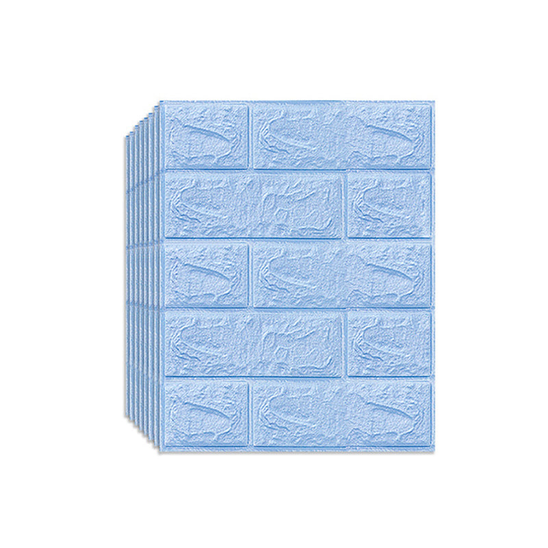 Modern Pearl Wainscoting Wall Access Panel Peel and Stick Wall Tile Set of 200 Blue 13.8"L x 15.2"W 200-Piece Set Clearhalo 'Flooring 'Home Improvement' 'home_improvement' 'home_improvement_wall_paneling' 'Wall Paneling' 'wall_paneling' 'Walls & Ceilings' Walls and Ceiling' 6927643