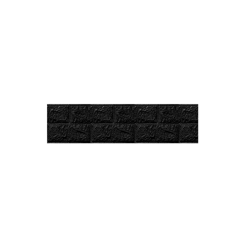 Modern Pearl Wainscoting Wall Access Panel Peel and Stick Wall Tile Set of 200 Black 27.6"L x 5.9"W 200-Piece Set Clearhalo 'Flooring 'Home Improvement' 'home_improvement' 'home_improvement_wall_paneling' 'Wall Paneling' 'wall_paneling' 'Walls & Ceilings' Walls and Ceiling' 6927661
