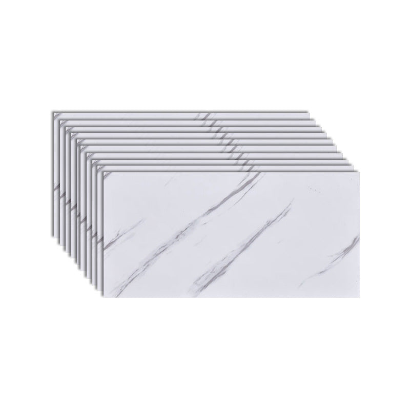 Field Tile Peel and Stick Backsplash Plastic Peel and Stick Backsplash with Waterproof White-Gray Clearhalo 'Flooring 'Home Improvement' 'home_improvement' 'home_improvement_peel_stick_blacksplash' 'Peel & Stick Backsplash Tile' 'peel_stick_blacksplash' 'Walls & Ceilings' Walls and Ceiling' 6927689