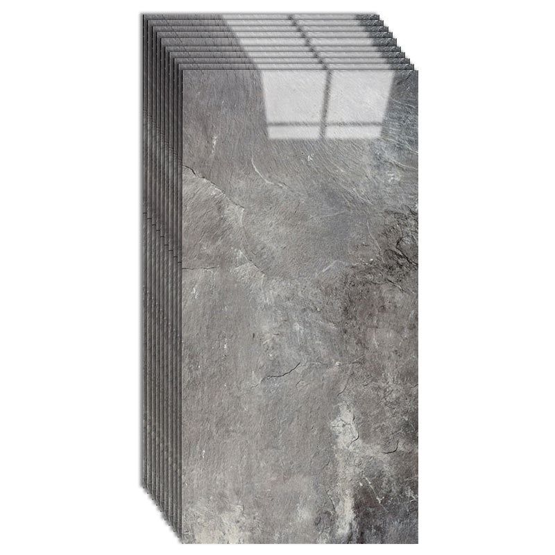 Single Tile Wallpaper Modern Style PVC Wallpaper with Rectangular Shape Dark Gray-White Clearhalo 'Flooring 'Home Improvement' 'home_improvement' 'home_improvement_peel_stick_blacksplash' 'Peel & Stick Backsplash Tile' 'peel_stick_blacksplash' 'Walls & Ceilings' Walls and Ceiling' 6927707