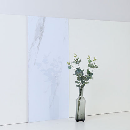 Modern PVC Peel and Stick Wall Tile Single Tile Wallpaper with Rectangular Shape White-Gray Clearhalo 'Flooring 'Home Improvement' 'home_improvement' 'home_improvement_peel_stick_blacksplash' 'Peel & Stick Backsplash Tile' 'peel_stick_blacksplash' 'Walls & Ceilings' Walls and Ceiling' 6927721