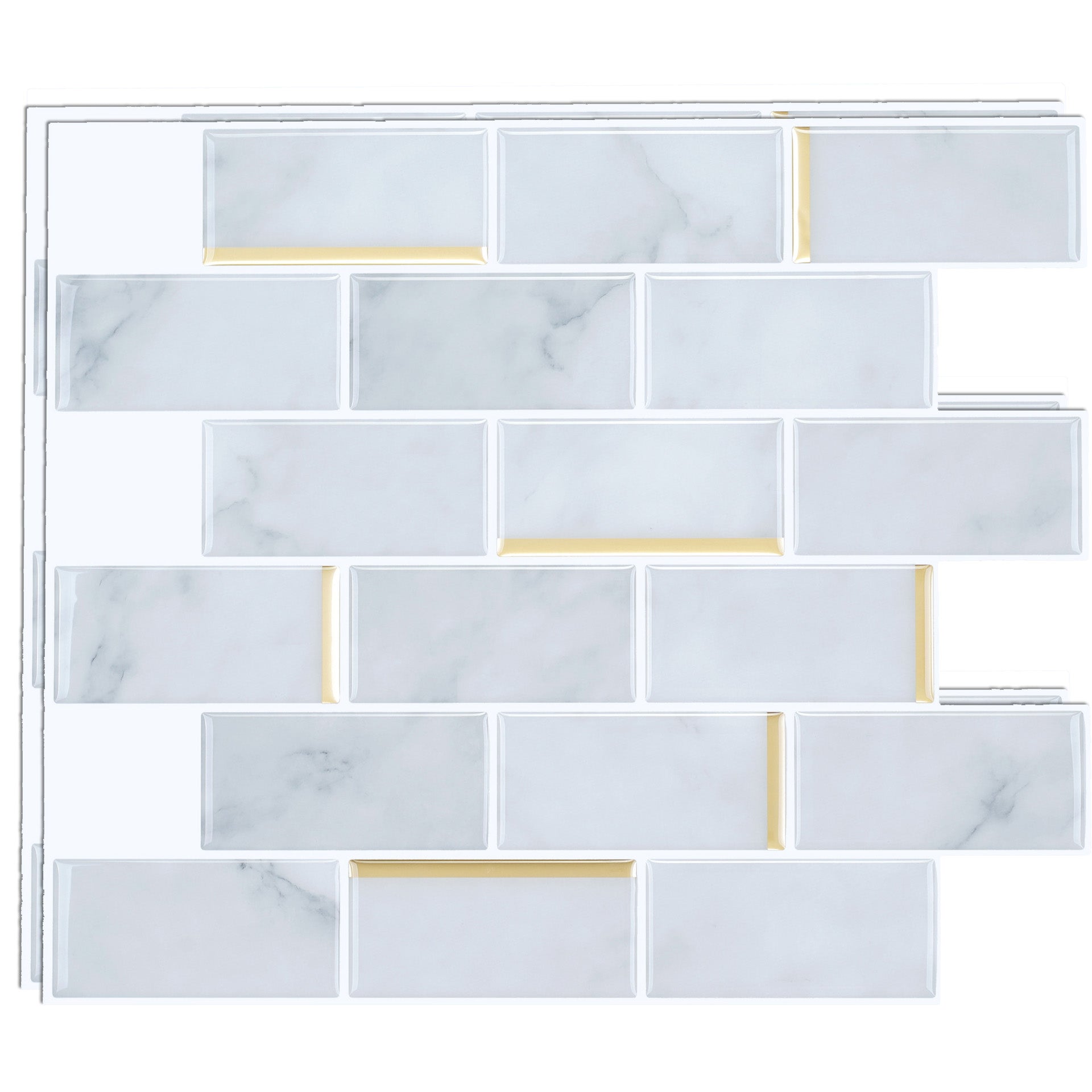 Mosaic Tile Peel and Stick Wall Tile Modern Style Wallpaper with Square Shape Beige/ Gray Clearhalo 'Flooring 'Home Improvement' 'home_improvement' 'home_improvement_peel_stick_blacksplash' 'Peel & Stick Backsplash Tile' 'peel_stick_blacksplash' 'Walls & Ceilings' Walls and Ceiling' 6927748