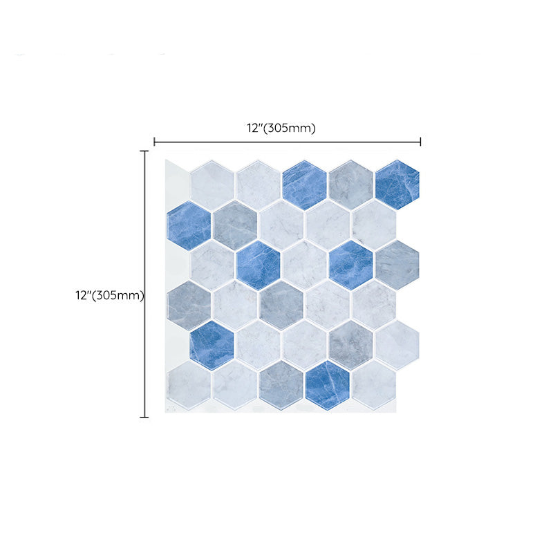 Mosaic Tile Peel and Stick Wall Tile Modern Style Wallpaper with Square Shape Clearhalo 'Flooring 'Home Improvement' 'home_improvement' 'home_improvement_peel_stick_blacksplash' 'Peel & Stick Backsplash Tile' 'peel_stick_blacksplash' 'Walls & Ceilings' Walls and Ceiling' 6927762