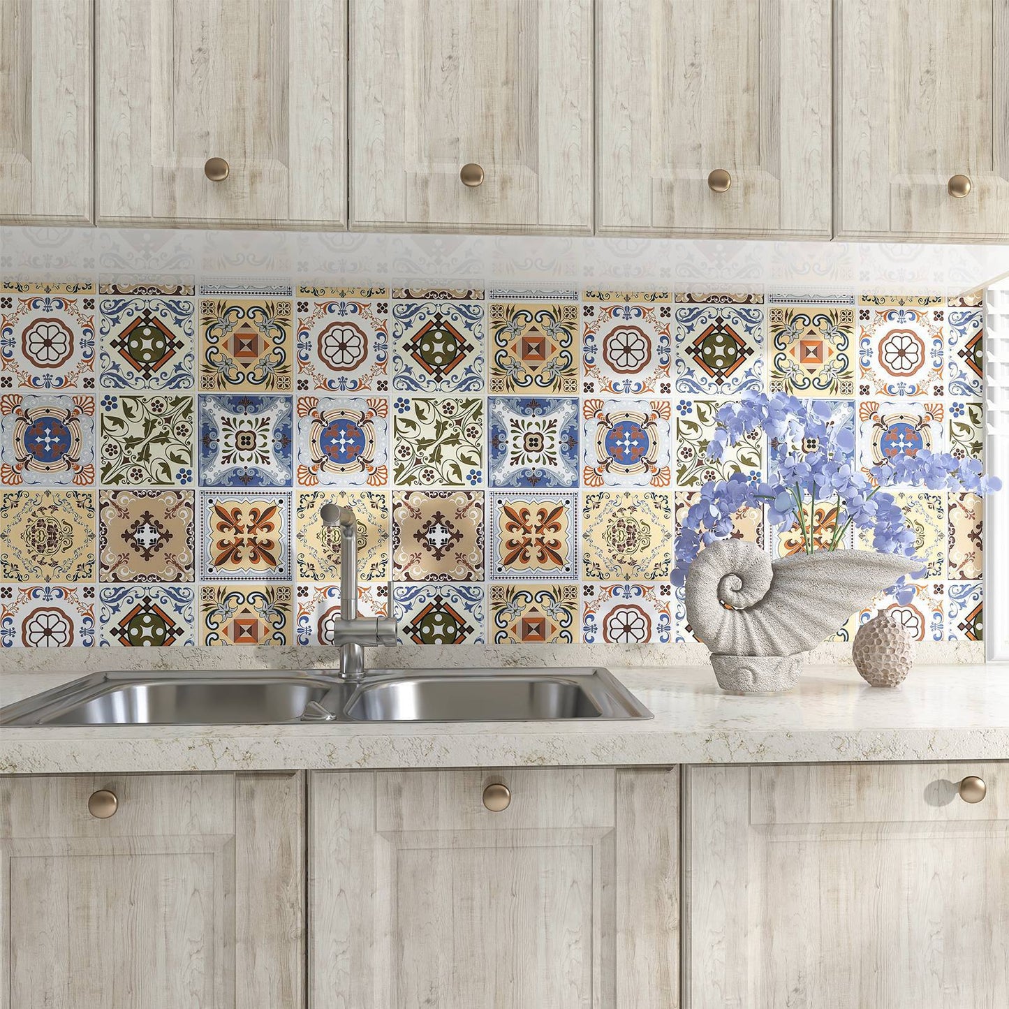 Mosaic Tile Peel and Stick Wall Tile Modern Wallpaper with Waterproof Yellow Clearhalo 'Flooring 'Home Improvement' 'home_improvement' 'home_improvement_peel_stick_blacksplash' 'Peel & Stick Backsplash Tile' 'peel_stick_blacksplash' 'Walls & Ceilings' Walls and Ceiling' 6927772