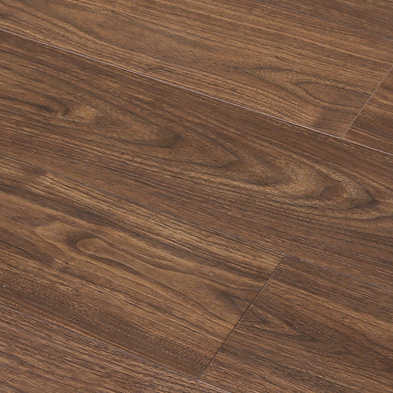 Modern Wood Laminate Flooring Stain Resistant Laminate Plank Flooring Set of 7 Walnut Clearhalo 'Flooring 'Home Improvement' 'home_improvement' 'home_improvement_laminate_flooring' 'Laminate Flooring' 'laminate_flooring' Walls and Ceiling' 6927993