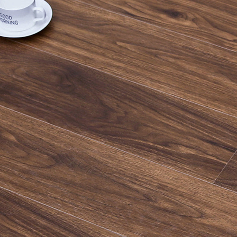 Modern Wood Laminate Flooring Stain Resistant Laminate Plank Flooring Set of 7 Brown Clearhalo 'Flooring 'Home Improvement' 'home_improvement' 'home_improvement_laminate_flooring' 'Laminate Flooring' 'laminate_flooring' Walls and Ceiling' 6927995