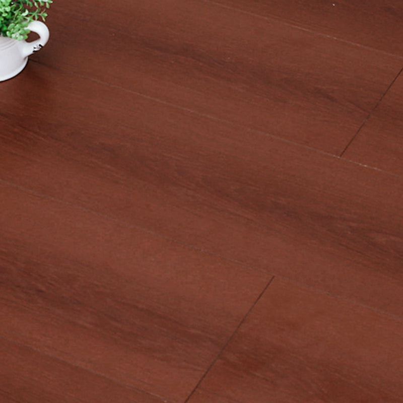 Modern Wood Laminate Flooring Stain Resistant Laminate Plank Flooring Set of 7 Red Clearhalo 'Flooring 'Home Improvement' 'home_improvement' 'home_improvement_laminate_flooring' 'Laminate Flooring' 'laminate_flooring' Walls and Ceiling' 6928001