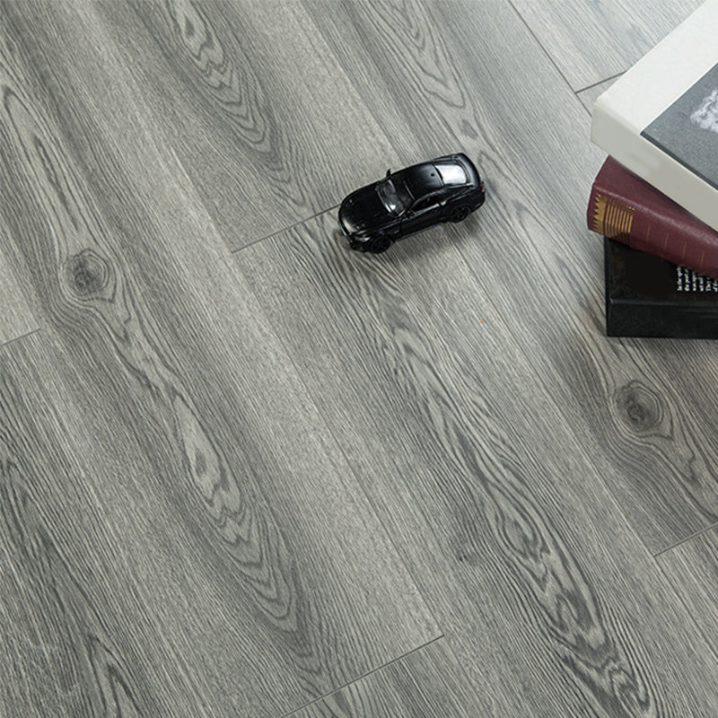 Slip Resistant Laminate Floor Waterproof Solid Color Laminate Plank Flooring Brown Grey 10.7 sq ft. - 4 Pieces Clearhalo 'Flooring 'Home Improvement' 'home_improvement' 'home_improvement_laminate_flooring' 'Laminate Flooring' 'laminate_flooring' Walls and Ceiling' 6928008