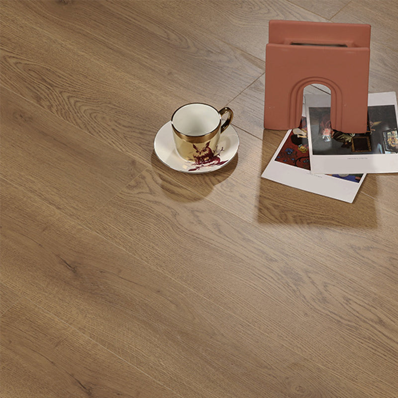 Slip Resistant Laminate Floor Waterproof Solid Color Laminate Plank Flooring Dark Wood Clearhalo 'Flooring 'Home Improvement' 'home_improvement' 'home_improvement_laminate_flooring' 'Laminate Flooring' 'laminate_flooring' Walls and Ceiling' 6928013