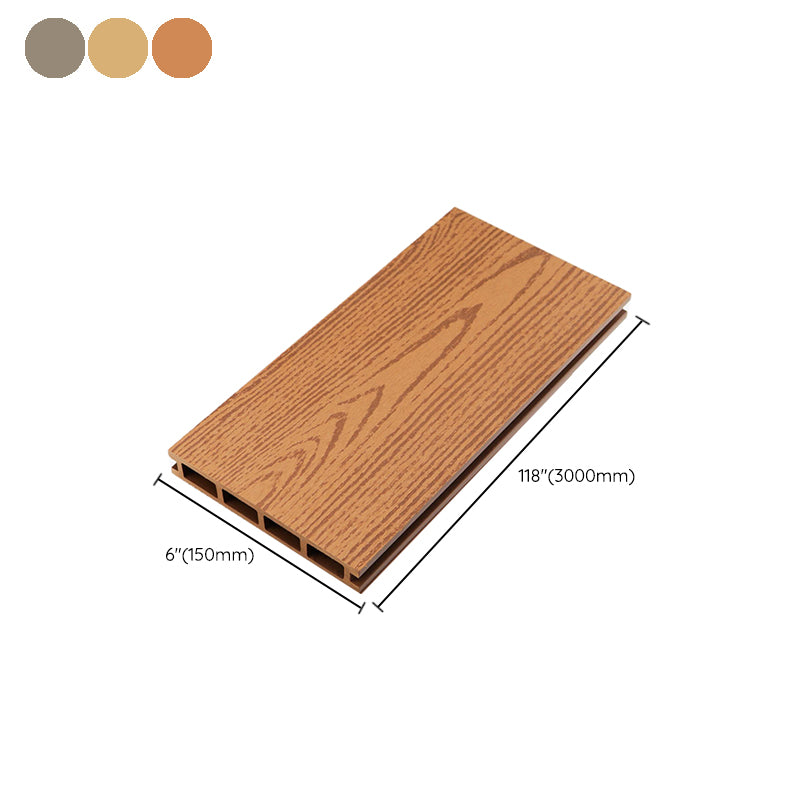 Click Lock Wooden Floor Smooth Engineered Floor Tile for Patio Garden Clearhalo 'Flooring 'Hardwood Flooring' 'hardwood_flooring' 'Home Improvement' 'home_improvement' 'home_improvement_hardwood_flooring' Walls and Ceiling' 6928041