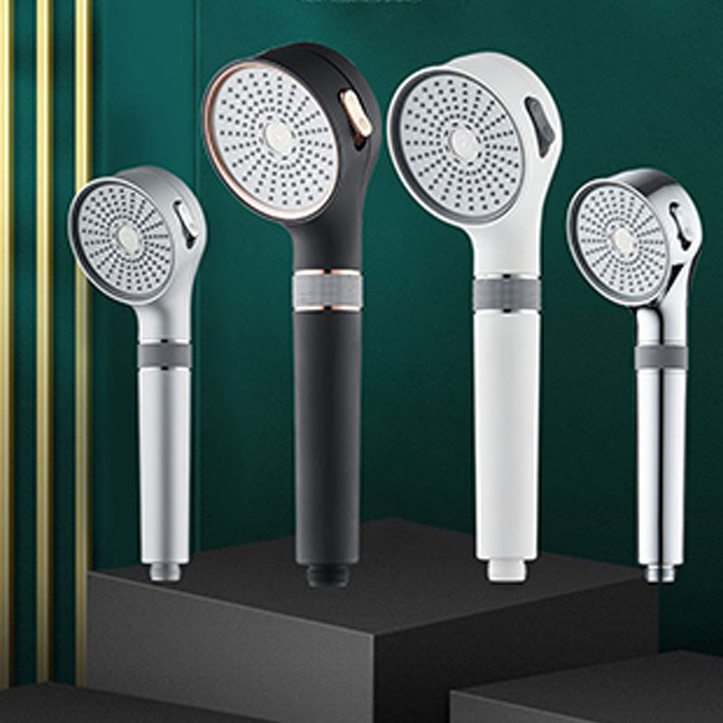 Shower Head 3-Setting Modern Round Plastic Water Filtration Handheld Shower Head Clearhalo 'Bathroom Remodel & Bathroom Fixtures' 'Home Improvement' 'home_improvement' 'home_improvement_shower_heads' 'Shower Heads' 'shower_heads' 'Showers & Bathtubs Plumbing' 'Showers & Bathtubs' 6928094