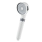 Shower Head 3-Setting Modern Round Plastic Water Filtration Handheld Shower Head White Clearhalo 'Bathroom Remodel & Bathroom Fixtures' 'Home Improvement' 'home_improvement' 'home_improvement_shower_heads' 'Shower Heads' 'shower_heads' 'Showers & Bathtubs Plumbing' 'Showers & Bathtubs' 6928096