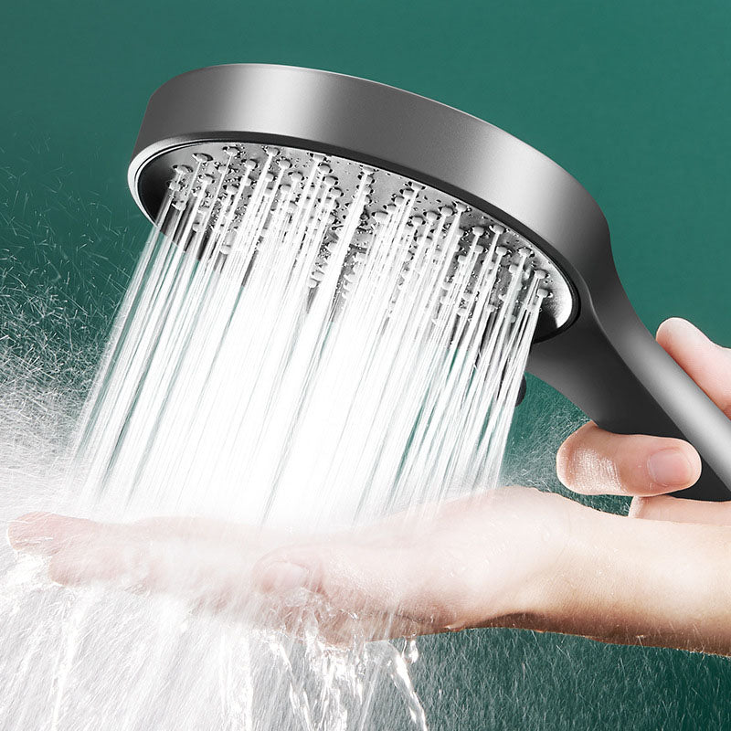Plastic Hand Shower Round Handheld Shower Head with Self-Cleaning Clearhalo 'Bathroom Remodel & Bathroom Fixtures' 'Home Improvement' 'home_improvement' 'home_improvement_shower_heads' 'Shower Heads' 'shower_heads' 'Showers & Bathtubs Plumbing' 'Showers & Bathtubs' 6928109