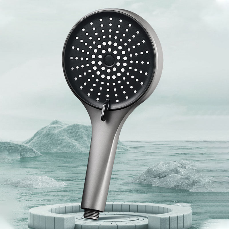 Plastic Hand Shower Round Handheld Shower Head with Self-Cleaning Clearhalo 'Bathroom Remodel & Bathroom Fixtures' 'Home Improvement' 'home_improvement' 'home_improvement_shower_heads' 'Shower Heads' 'shower_heads' 'Showers & Bathtubs Plumbing' 'Showers & Bathtubs' 6928113