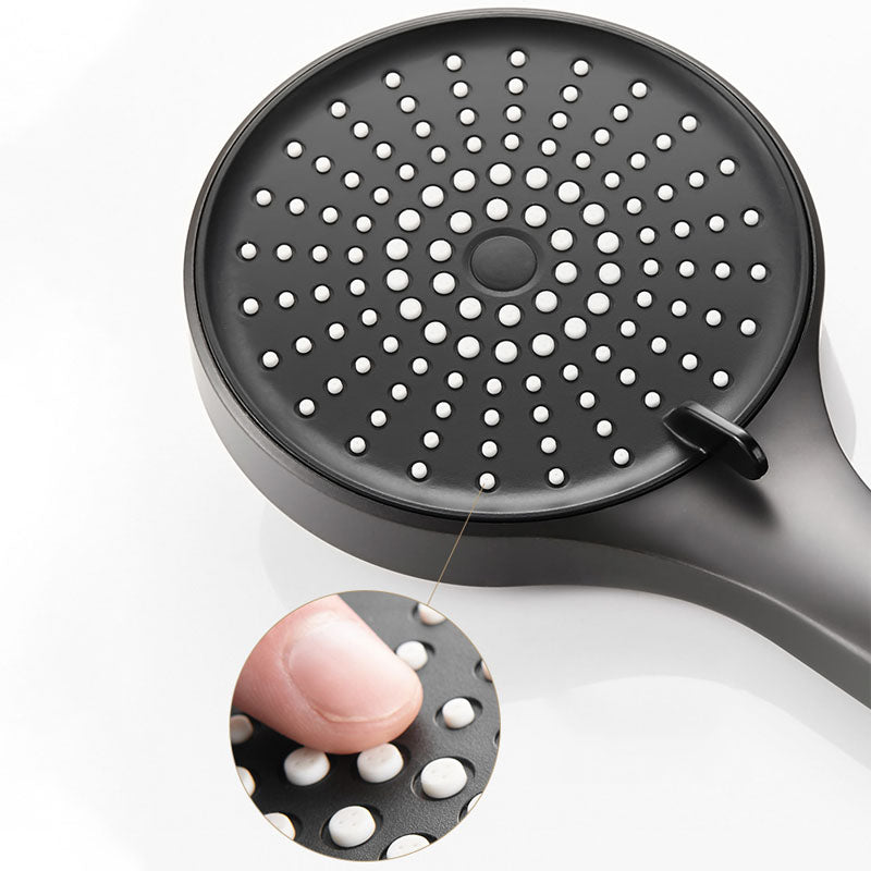 Plastic Hand Shower Round Handheld Shower Head with Self-Cleaning Clearhalo 'Bathroom Remodel & Bathroom Fixtures' 'Home Improvement' 'home_improvement' 'home_improvement_shower_heads' 'Shower Heads' 'shower_heads' 'Showers & Bathtubs Plumbing' 'Showers & Bathtubs' 6928119