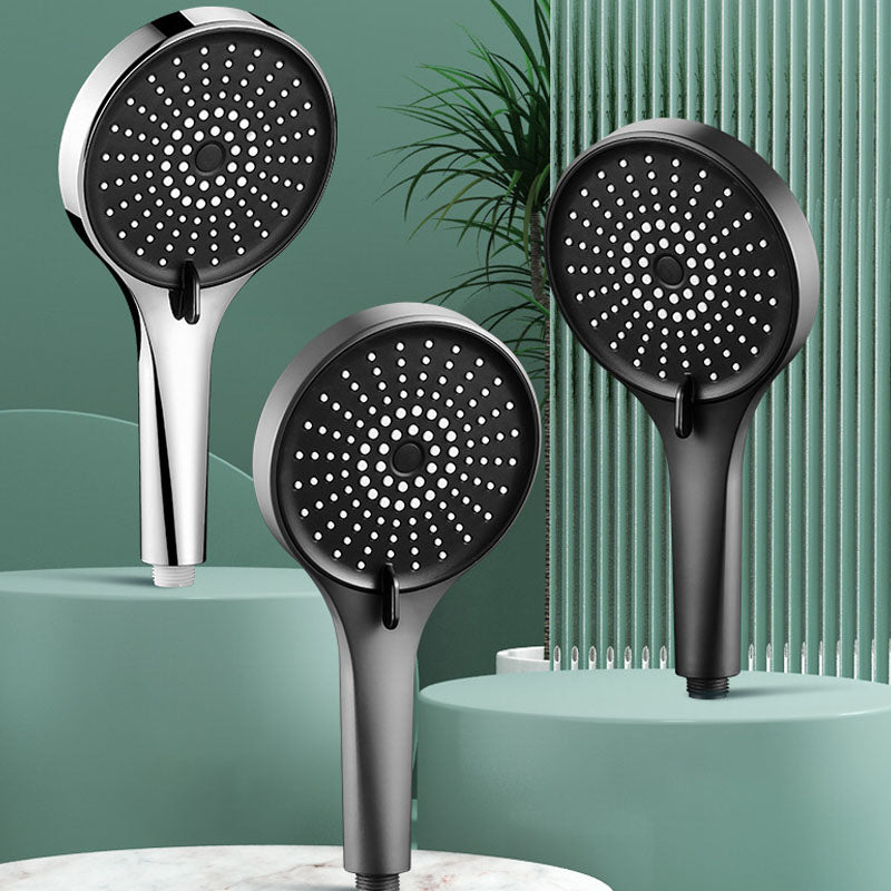 Plastic Hand Shower Round Handheld Shower Head with Self-Cleaning Clearhalo 'Bathroom Remodel & Bathroom Fixtures' 'Home Improvement' 'home_improvement' 'home_improvement_shower_heads' 'Shower Heads' 'shower_heads' 'Showers & Bathtubs Plumbing' 'Showers & Bathtubs' 6928128