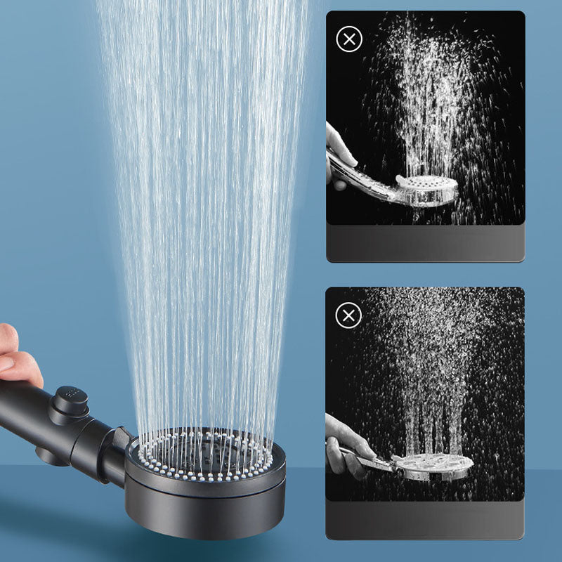 Contemporary Hand Shower Plastic Round Hand Shower with Self-Cleaning Clearhalo 'Bathroom Remodel & Bathroom Fixtures' 'Home Improvement' 'home_improvement' 'home_improvement_shower_heads' 'Shower Heads' 'shower_heads' 'Showers & Bathtubs Plumbing' 'Showers & Bathtubs' 6928141