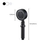 Contemporary Hand Shower Plastic Round Hand Shower with Self-Cleaning Clearhalo 'Bathroom Remodel & Bathroom Fixtures' 'Home Improvement' 'home_improvement' 'home_improvement_shower_heads' 'Shower Heads' 'shower_heads' 'Showers & Bathtubs Plumbing' 'Showers & Bathtubs' 6928153