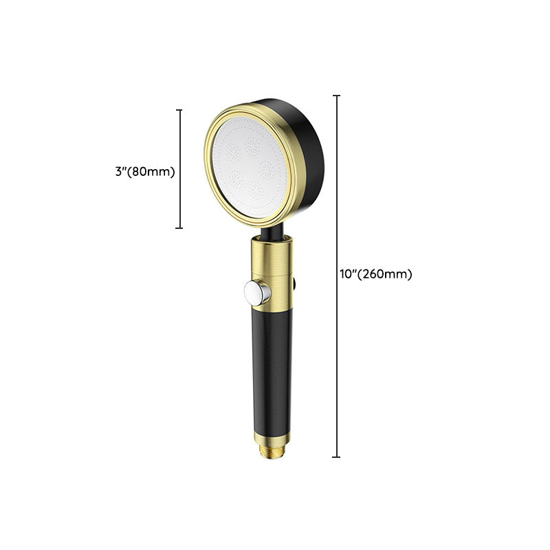 Modern Metal Handheld Shower Head Round Water Filtration Shower Heads Clearhalo 'Bathroom Remodel & Bathroom Fixtures' 'Home Improvement' 'home_improvement' 'home_improvement_shower_heads' 'Shower Heads' 'shower_heads' 'Showers & Bathtubs Plumbing' 'Showers & Bathtubs' 6928164