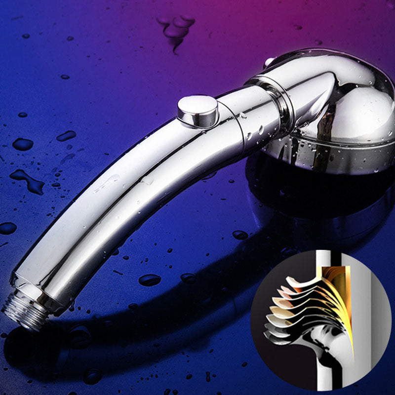 Contemporary Shower Combo Handheld Shower Head Plastic Wall-Mount Round Shower Head Combo Clearhalo 'Bathroom Remodel & Bathroom Fixtures' 'Home Improvement' 'home_improvement' 'home_improvement_shower_heads' 'Shower Heads' 'shower_heads' 'Showers & Bathtubs Plumbing' 'Showers & Bathtubs' 6928172