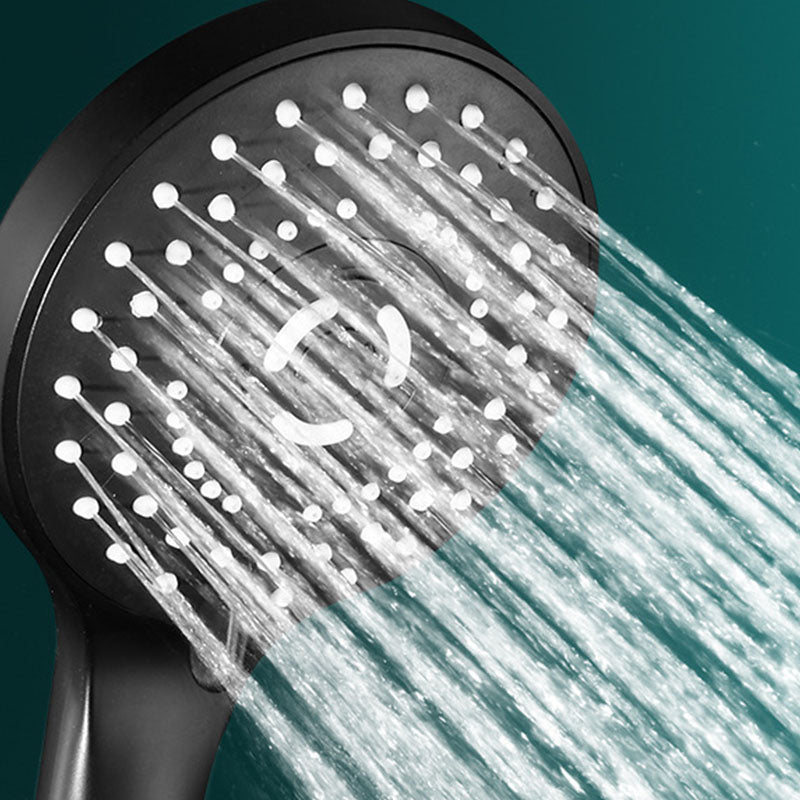 Plastic Hand Shower Adjustable Spray Pattern Hand Shower with Round Shape Clearhalo 'Bathroom Remodel & Bathroom Fixtures' 'Home Improvement' 'home_improvement' 'home_improvement_shower_heads' 'Shower Heads' 'shower_heads' 'Showers & Bathtubs Plumbing' 'Showers & Bathtubs' 6928194