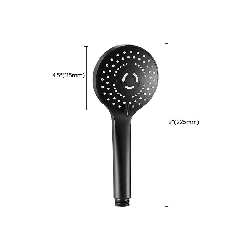 Plastic Hand Shower Adjustable Spray Pattern Hand Shower with Round Shape Clearhalo 'Bathroom Remodel & Bathroom Fixtures' 'Home Improvement' 'home_improvement' 'home_improvement_shower_heads' 'Shower Heads' 'shower_heads' 'Showers & Bathtubs Plumbing' 'Showers & Bathtubs' 6928210