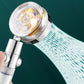 Contemporary Shower Head Handheld Shower Head Plastic Wall-Mount Round Shower Head Combo Clearhalo 'Bathroom Remodel & Bathroom Fixtures' 'Home Improvement' 'home_improvement' 'home_improvement_shower_heads' 'Shower Heads' 'shower_heads' 'Showers & Bathtubs Plumbing' 'Showers & Bathtubs' 6928211
