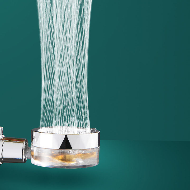 Contemporary Shower Head Handheld Shower Head Plastic Wall-Mount Round Shower Head Combo Clearhalo 'Bathroom Remodel & Bathroom Fixtures' 'Home Improvement' 'home_improvement' 'home_improvement_shower_heads' 'Shower Heads' 'shower_heads' 'Showers & Bathtubs Plumbing' 'Showers & Bathtubs' 6928216