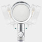 Contemporary Shower Head Handheld Shower Head Plastic Wall-Mount Round Shower Head Combo Clearhalo 'Bathroom Remodel & Bathroom Fixtures' 'Home Improvement' 'home_improvement' 'home_improvement_shower_heads' 'Shower Heads' 'shower_heads' 'Showers & Bathtubs Plumbing' 'Showers & Bathtubs' 6928224