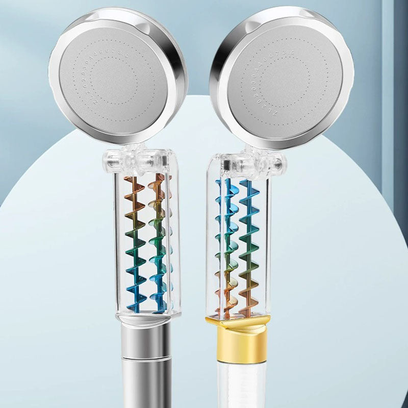 Contemporary Round Hand Shower Standard Spray Adjustable Shower Head Clearhalo 'Bathroom Remodel & Bathroom Fixtures' 'Home Improvement' 'home_improvement' 'home_improvement_shower_heads' 'Shower Heads' 'shower_heads' 'Showers & Bathtubs Plumbing' 'Showers & Bathtubs' 6928252