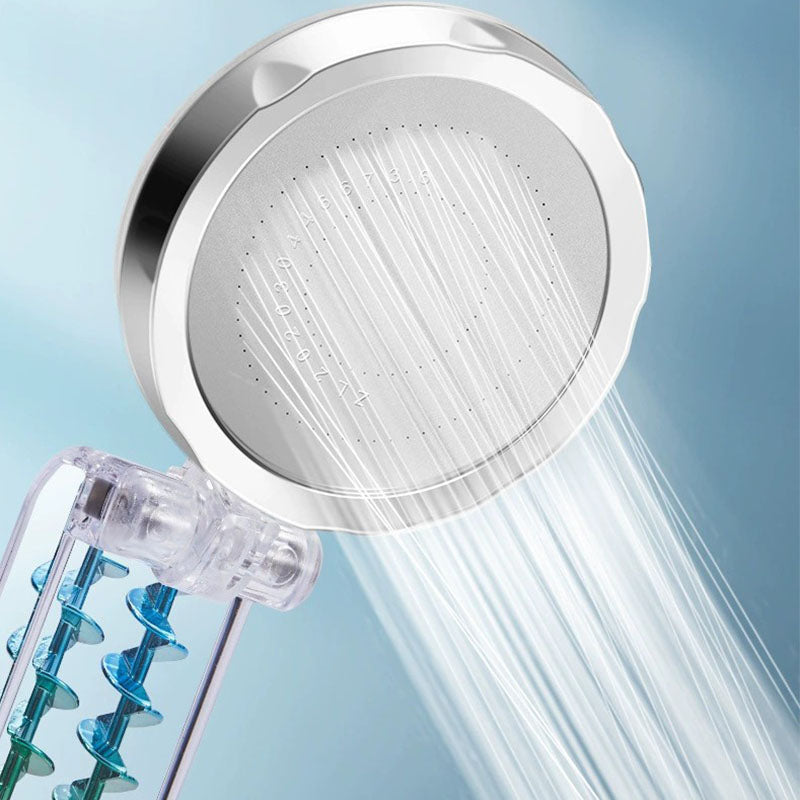 Contemporary Round Hand Shower Standard Spray Adjustable Shower Head Clearhalo 'Bathroom Remodel & Bathroom Fixtures' 'Home Improvement' 'home_improvement' 'home_improvement_shower_heads' 'Shower Heads' 'shower_heads' 'Showers & Bathtubs Plumbing' 'Showers & Bathtubs' 6928254