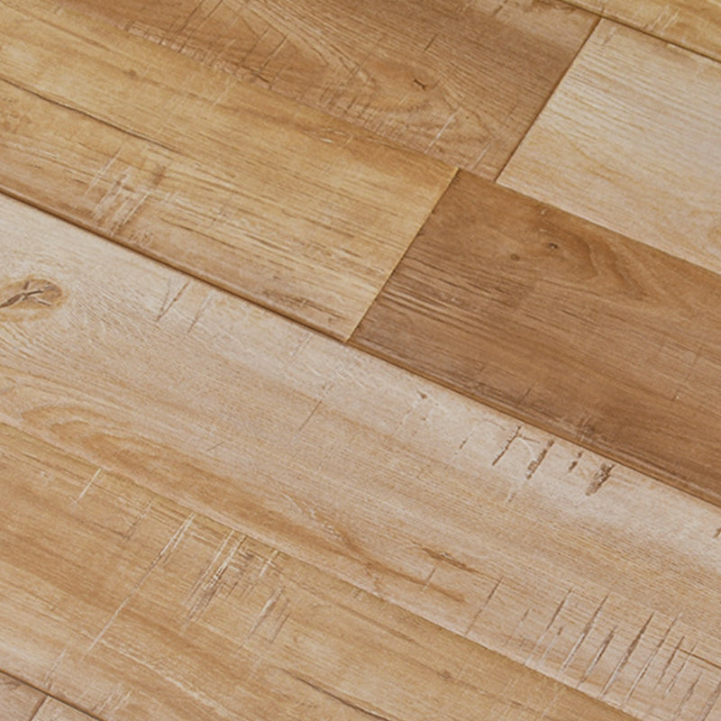 Modern Wood Laminate Flooring Stain Resistant Laminate Plank Flooring Yellow - White Clearhalo 'Flooring 'Home Improvement' 'home_improvement' 'home_improvement_laminate_flooring' 'Laminate Flooring' 'laminate_flooring' Walls and Ceiling' 6928639