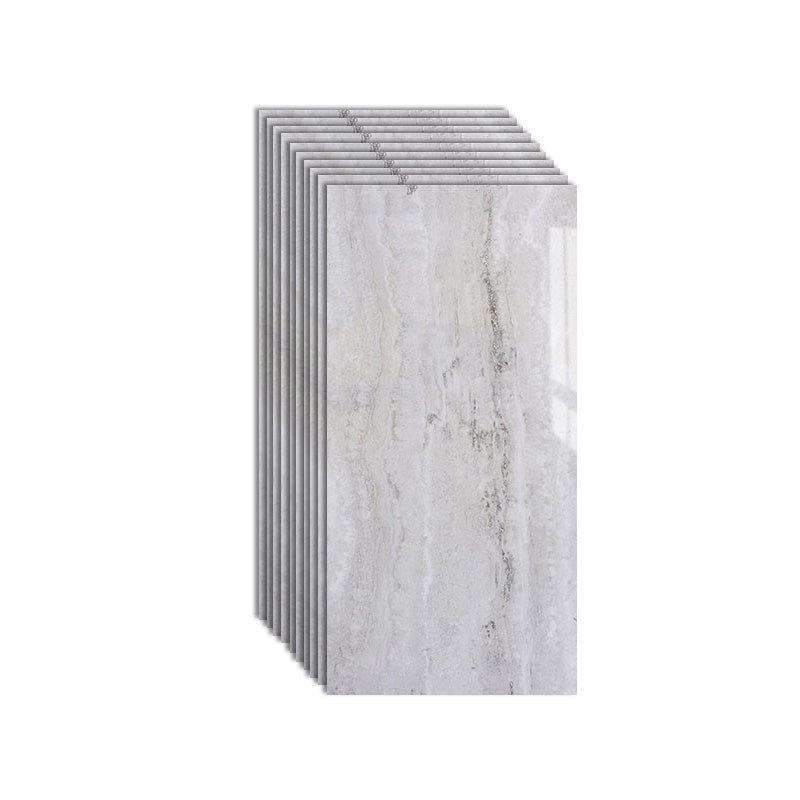 Single Tile Wallpaper Contemporary PVC Wallpaper with Waterproof Silver Gray Clearhalo 'Flooring 'Home Improvement' 'home_improvement' 'home_improvement_peel_stick_blacksplash' 'Peel & Stick Backsplash Tile' 'peel_stick_blacksplash' 'Walls & Ceilings' Walls and Ceiling' 6928681