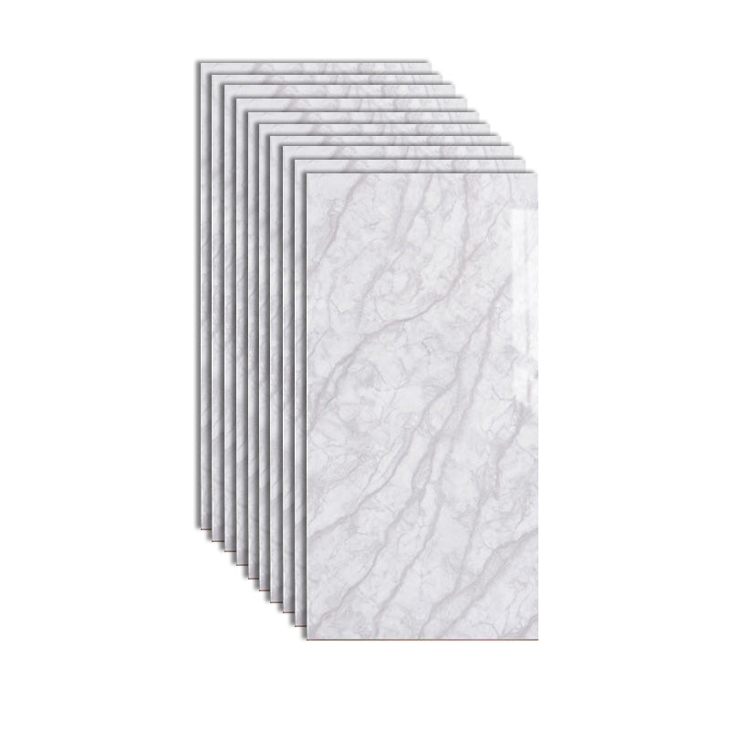 Single Tile Wallpaper Contemporary PVC Wallpaper with Waterproof Gray-White Clearhalo 'Flooring 'Home Improvement' 'home_improvement' 'home_improvement_peel_stick_blacksplash' 'Peel & Stick Backsplash Tile' 'peel_stick_blacksplash' 'Walls & Ceilings' Walls and Ceiling' 6928684