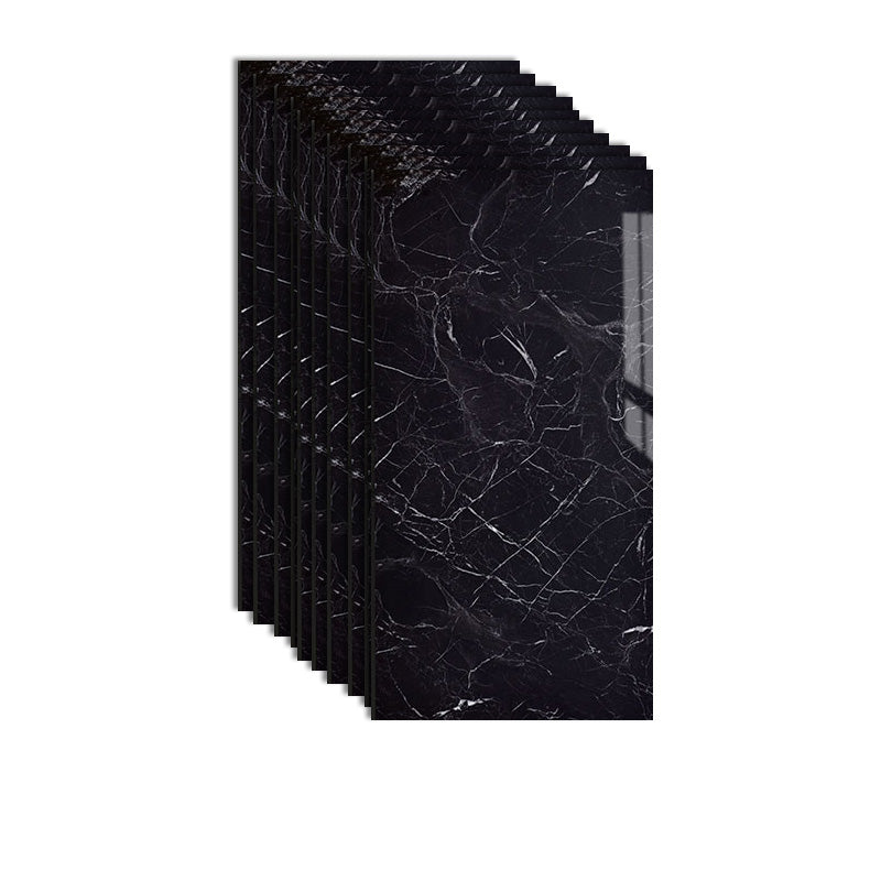 Single Tile Wallpaper Contemporary PVC Wallpaper with Waterproof Black Clearhalo 'Flooring 'Home Improvement' 'home_improvement' 'home_improvement_peel_stick_blacksplash' 'Peel & Stick Backsplash Tile' 'peel_stick_blacksplash' 'Walls & Ceilings' Walls and Ceiling' 6928687