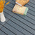Rectangle Water Resistant Wooden Floor Smooth Engineered Floor Tile for Patio Garden Pewter 1' x 2' Clearhalo 'Flooring 'Hardwood Flooring' 'hardwood_flooring' 'Home Improvement' 'home_improvement' 'home_improvement_hardwood_flooring' Walls and Ceiling' 6928813