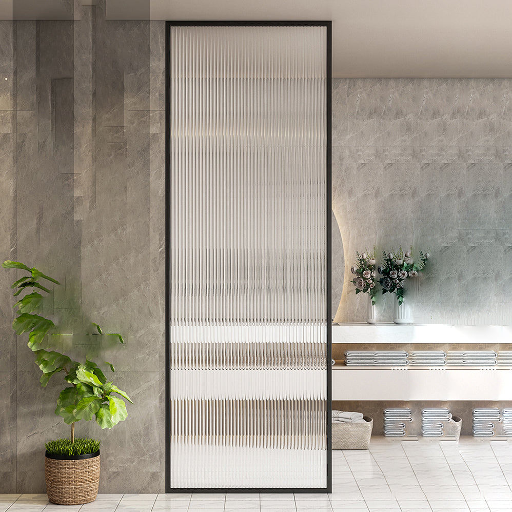 Simple Bathroom Tempered Glass Bath Screen, Full Frame Fixed Partition Screen Clearhalo 'Bathroom Remodel & Bathroom Fixtures' 'Home Improvement' 'home_improvement' 'home_improvement_shower_tub_doors' 'Shower and Tub Doors' 'shower_tub_doors' 'Showers & Bathtubs' 6934569