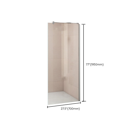 Simple Bathroom Tempered Glass Bath Screen, Frameless Fixed Partition Screen Clearhalo 'Bathroom Remodel & Bathroom Fixtures' 'Home Improvement' 'home_improvement' 'home_improvement_shower_tub_doors' 'Shower and Tub Doors' 'shower_tub_doors' 'Showers & Bathtubs' 6934595