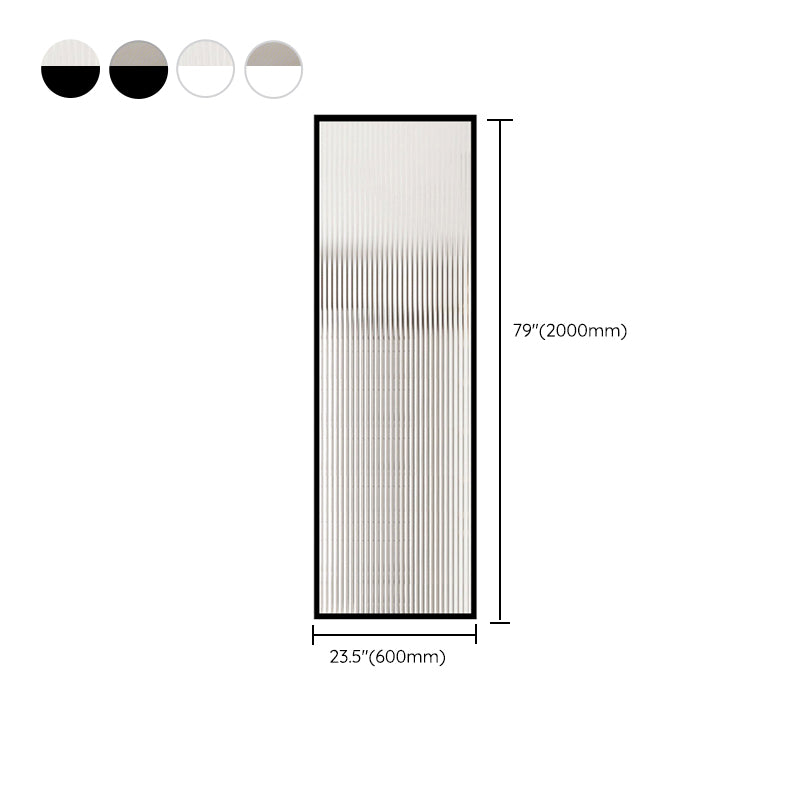 Tempered Glass Fixed Shower Screen with Extremely Narrow Stainless Steel Frame Clearhalo 'Bathroom Remodel & Bathroom Fixtures' 'Home Improvement' 'home_improvement' 'home_improvement_shower_tub_doors' 'Shower and Tub Doors' 'shower_tub_doors' 'Showers & Bathtubs' 6934667