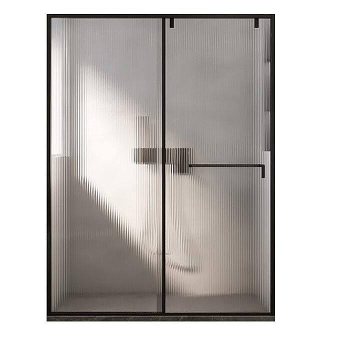 One-line Single-moving Shower Screen, Semi-frameless and Extremely Narrow Side Shower Door Changhong Glass Left Clearhalo 'Bathroom Remodel & Bathroom Fixtures' 'Home Improvement' 'home_improvement' 'home_improvement_shower_tub_doors' 'Shower and Tub Doors' 'shower_tub_doors' 'Showers & Bathtubs' 6934672