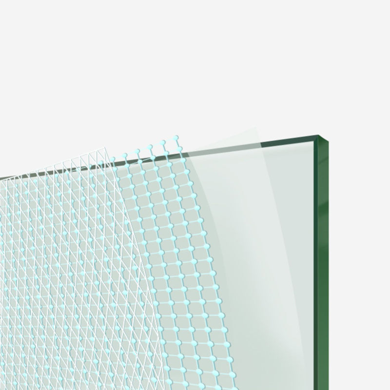 Frameless Glass Partition Bathroom Screen, Minimalist Bathroom Half ...