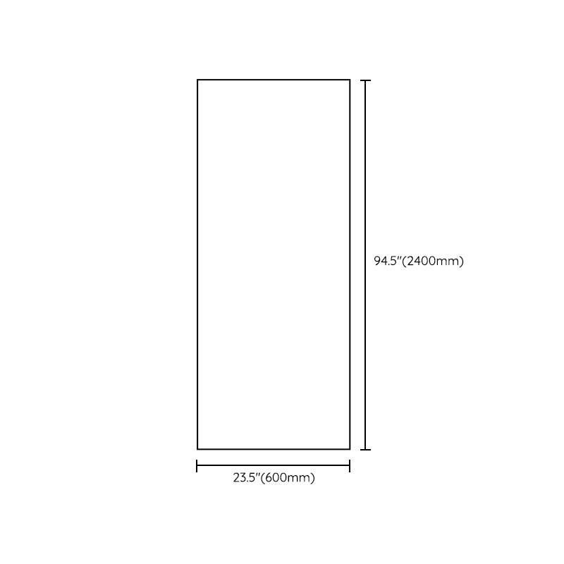 Frameless Glass Partition Bathroom Screen, Minimalist Bathroom Half ...
