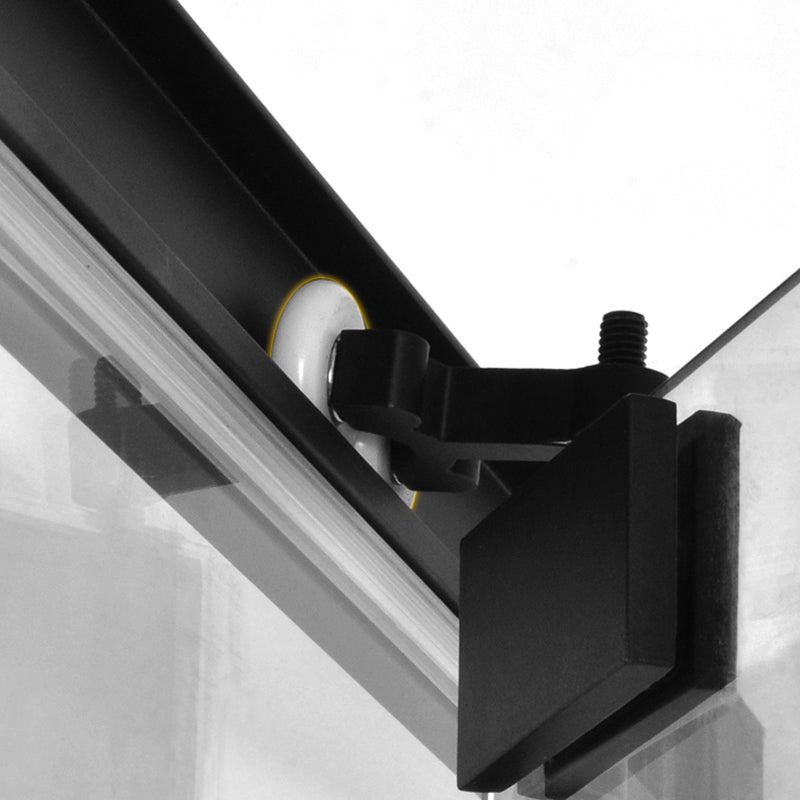 Semi-Frameless Shower Enclosure Square Corner Shower Enclosure Clearhalo 'Bathroom Remodel & Bathroom Fixtures' 'Home Improvement' 'home_improvement' 'home_improvement_shower_stalls_enclosures' 'Shower Stalls & Enclosures' 'shower_stalls_enclosures' 'Showers & Bathtubs' 6941195