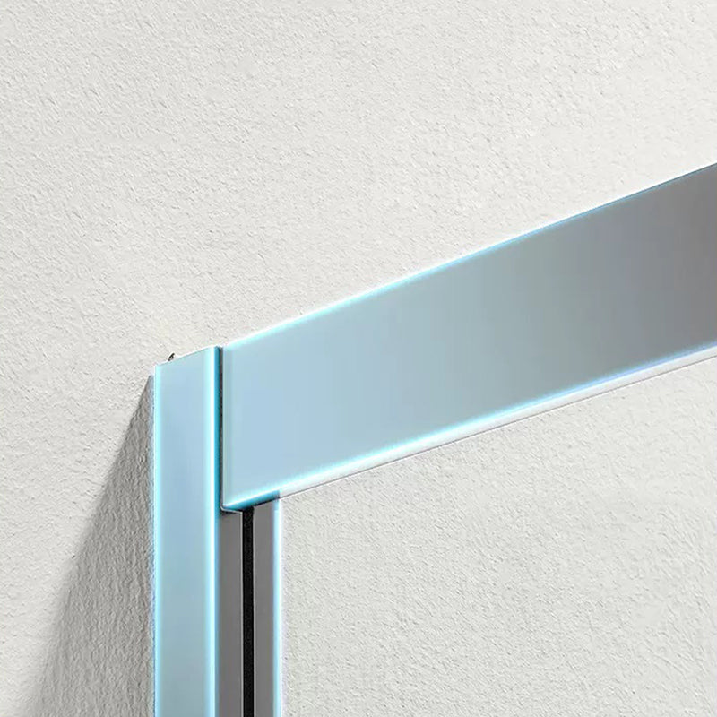 Rounded Shower Enclosure Double Sliding Corner Shower Enclosure Clearhalo 'Bathroom Remodel & Bathroom Fixtures' 'Home Improvement' 'home_improvement' 'home_improvement_shower_stalls_enclosures' 'Shower Stalls & Enclosures' 'shower_stalls_enclosures' 'Showers & Bathtubs' 6941206