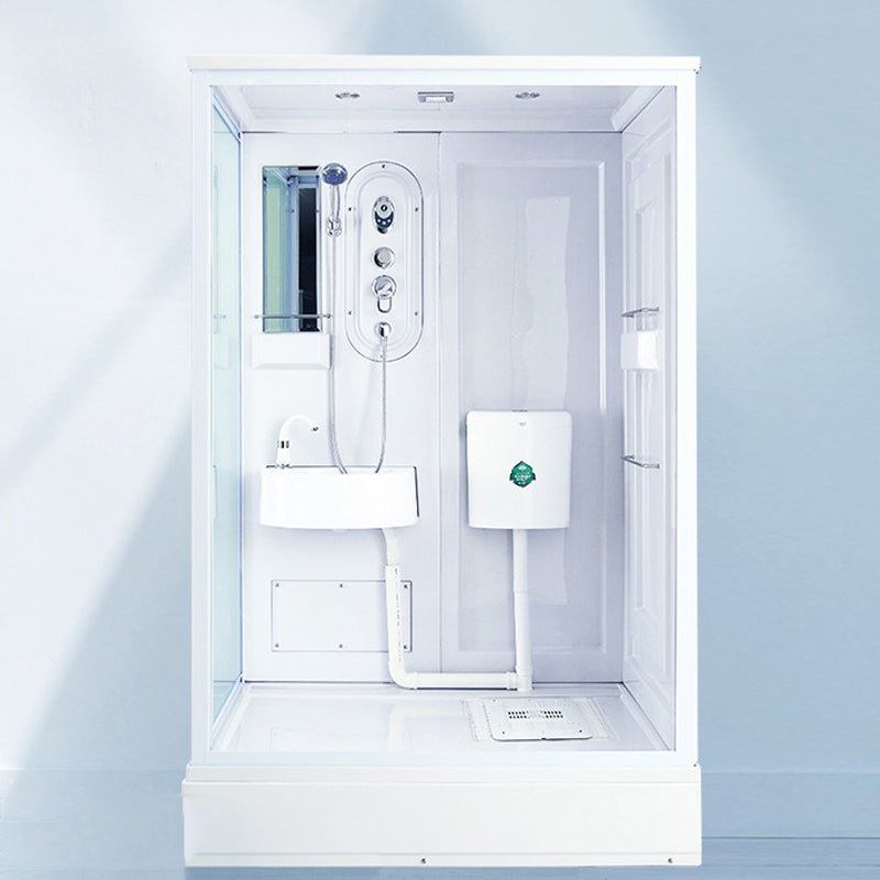 Shower Stall Faucet Shower Head Polish Rectangular Shower Stall Clearhalo 'Bathroom Remodel & Bathroom Fixtures' 'Home Improvement' 'home_improvement' 'home_improvement_shower_stalls_enclosures' 'Shower Stalls & Enclosures' 'shower_stalls_enclosures' 'Showers & Bathtubs' 6941352