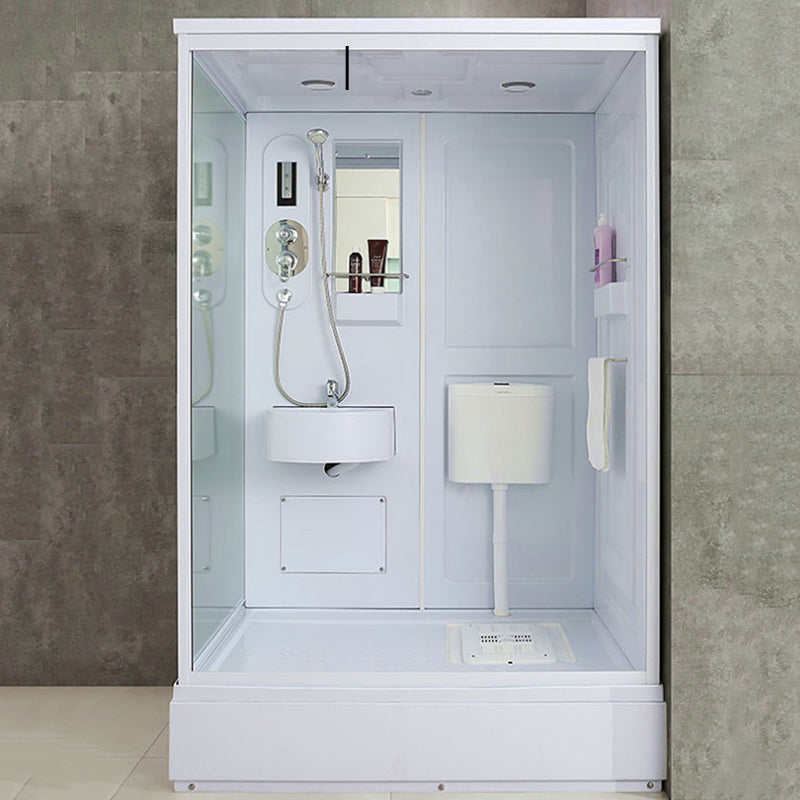 Shower Stall Faucet Shower Head Polish Rectangular Shower Stall Clearhalo 'Bathroom Remodel & Bathroom Fixtures' 'Home Improvement' 'home_improvement' 'home_improvement_shower_stalls_enclosures' 'Shower Stalls & Enclosures' 'shower_stalls_enclosures' 'Showers & Bathtubs' 6941354