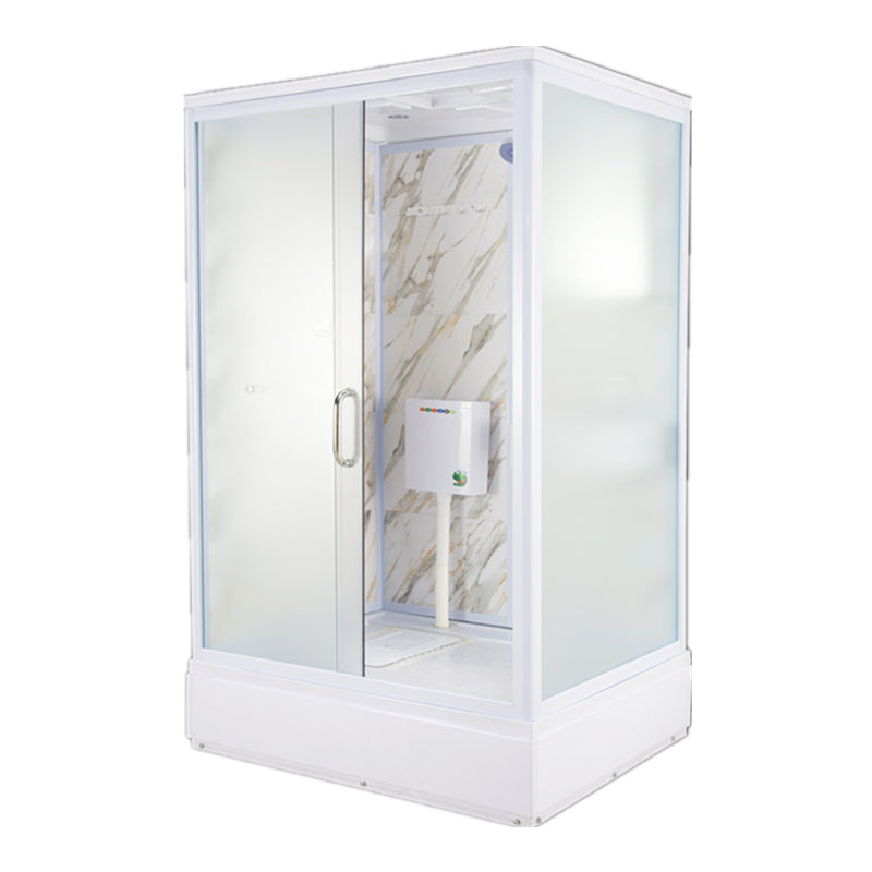 Shower Stall Faucet Shower Head Polish Rectangular Shower Stall Marble 55.1"L x 43.3"W x 88.6"H Left Clearhalo 'Bathroom Remodel & Bathroom Fixtures' 'Home Improvement' 'home_improvement' 'home_improvement_shower_stalls_enclosures' 'Shower Stalls & Enclosures' 'shower_stalls_enclosures' 'Showers & Bathtubs' 6941363
